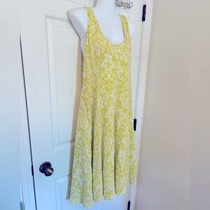 Hutch Yellow and Cream Floral Dress